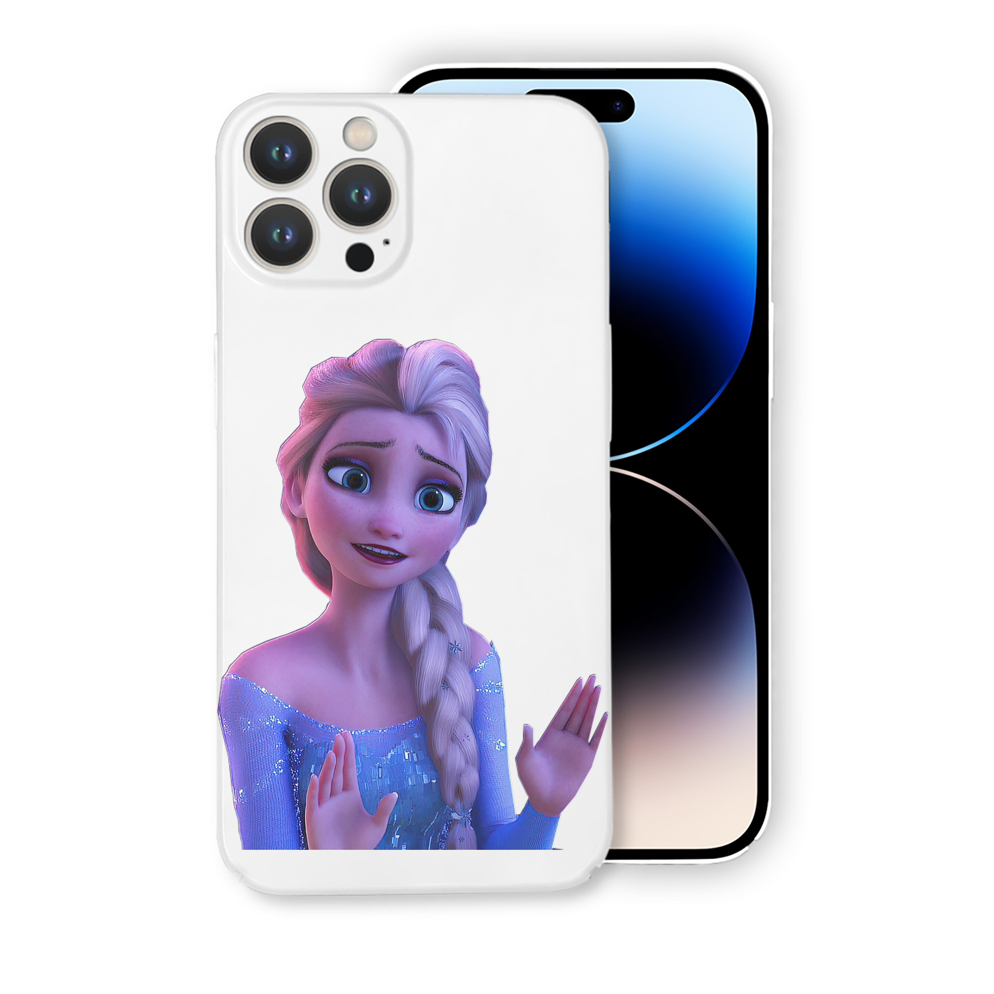 （画像用） アナと雪の女王 アンナ エルサ Frozen Anna Elsa 【iPhone 14シリーズ対応】ハードケース